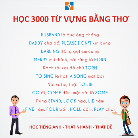 3000 từ tiếng Anh bằng thơ lục bát