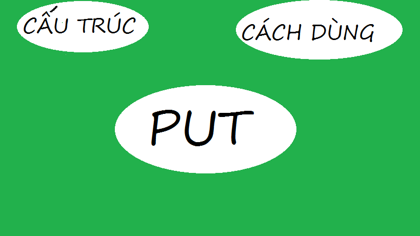 PUT + gì, PUT nghĩa là gì, cấu trúc PUT, cách dùng PUT, sau PUTlà gì, cụm từ với PUT