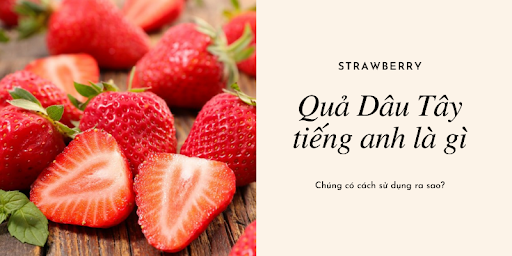 "Quả Dâu Tây" trong Tiếng Anh là gì: Định Nghĩa & Ví dụ