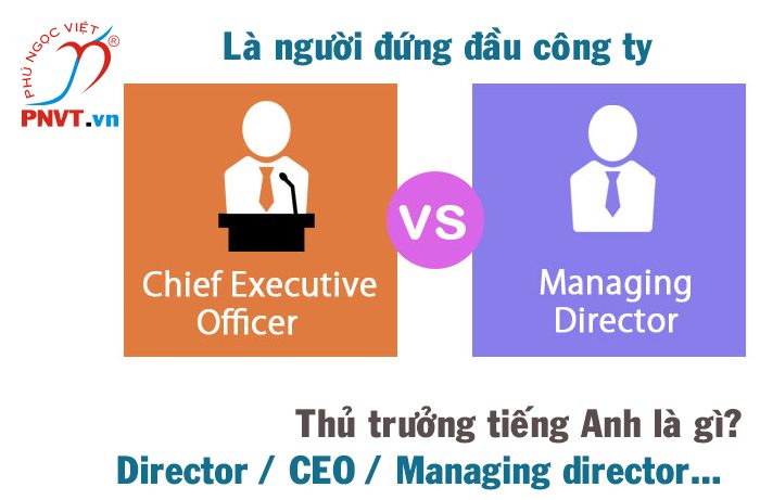 thủ trưởng đơn vị trong tiếng anh là gì?