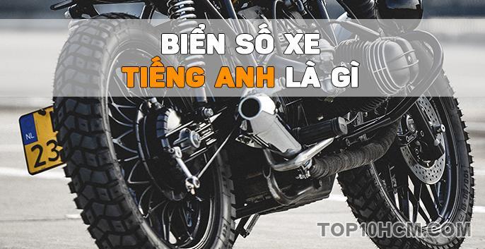 biển số xe trong tiếng Anh