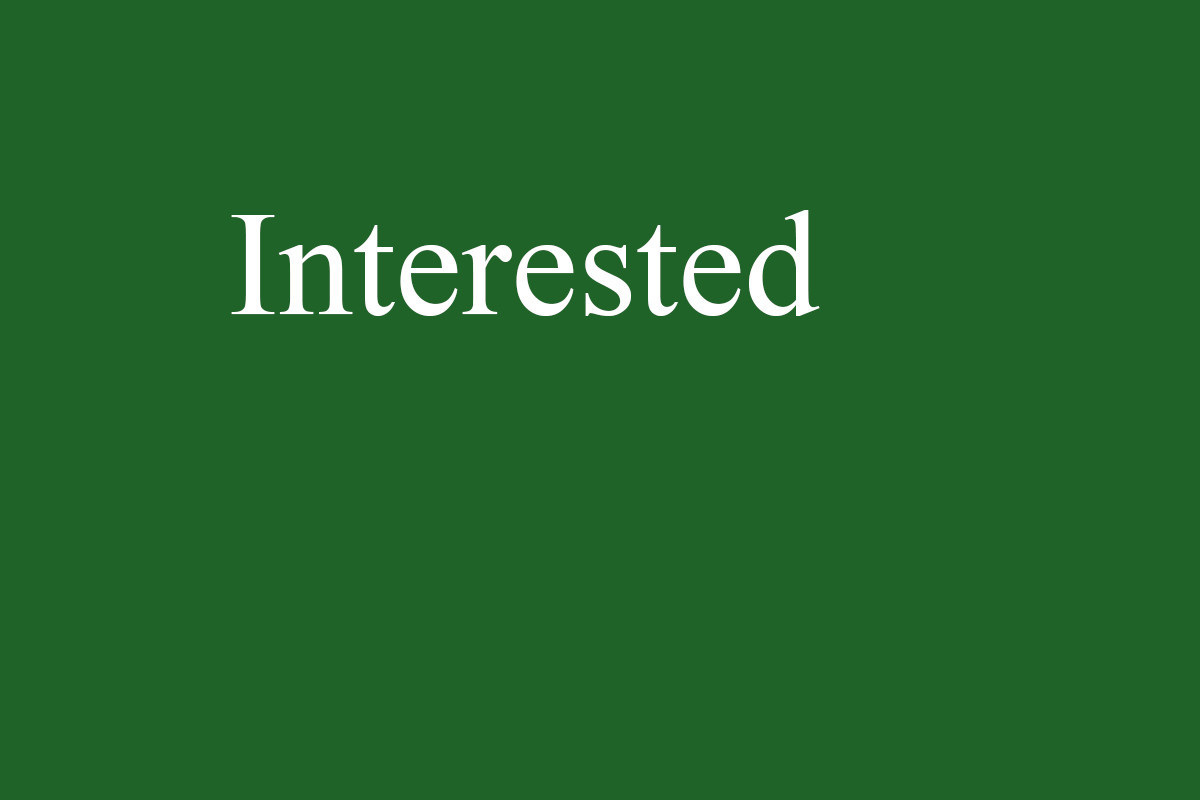 have interest in