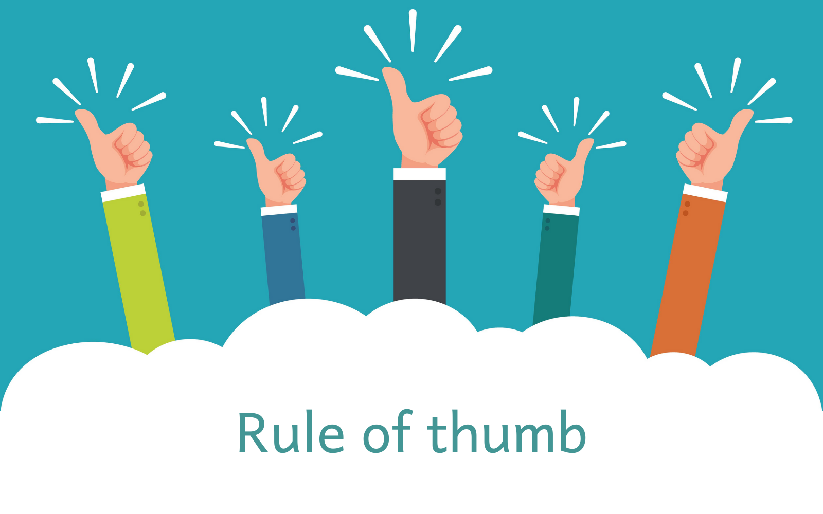 what is a good rule of thumb during presentation