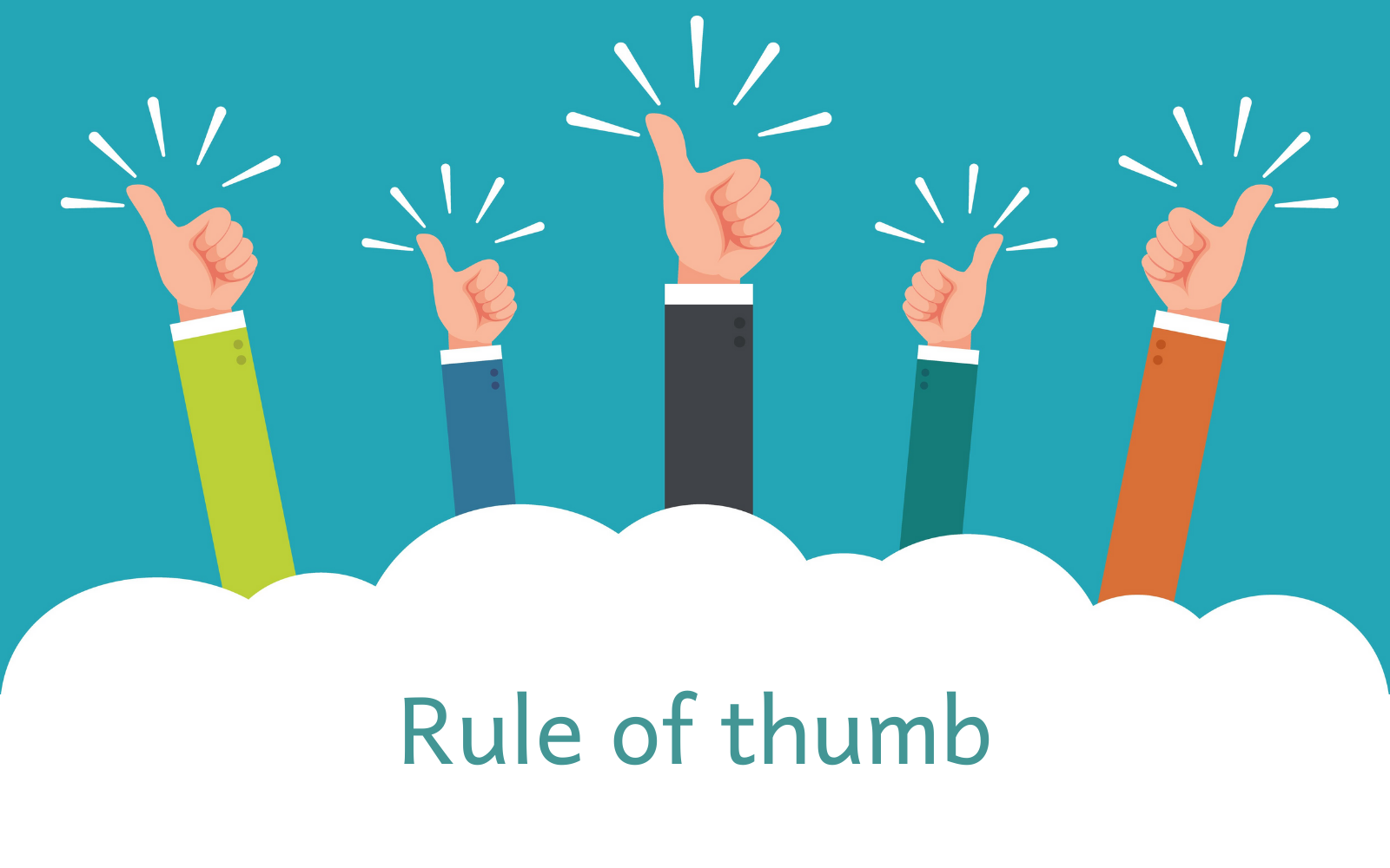 rule of thumb for presentation slides