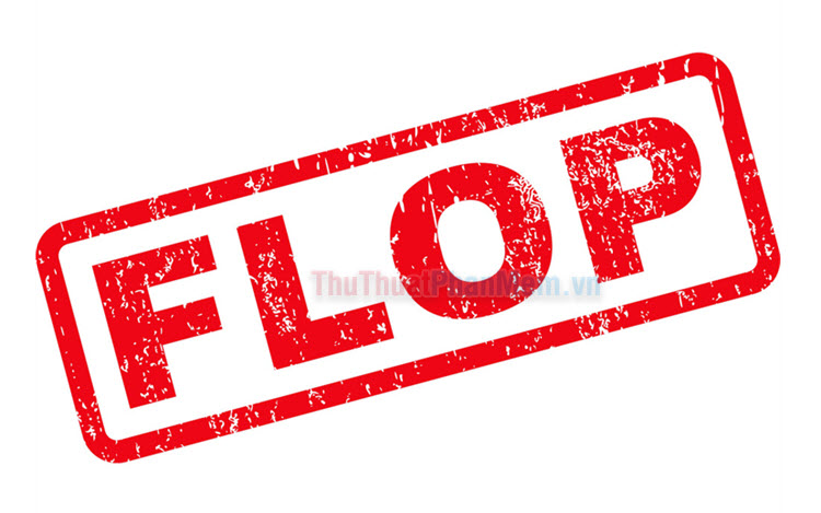 flop trong tiếng Anh