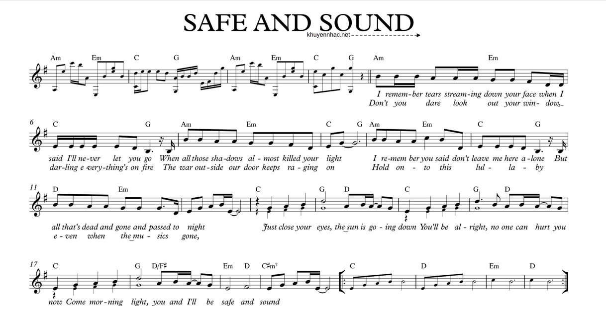 Safe and Sound là gì và cấu trúc Safe and Sound trong Tiếng Anh