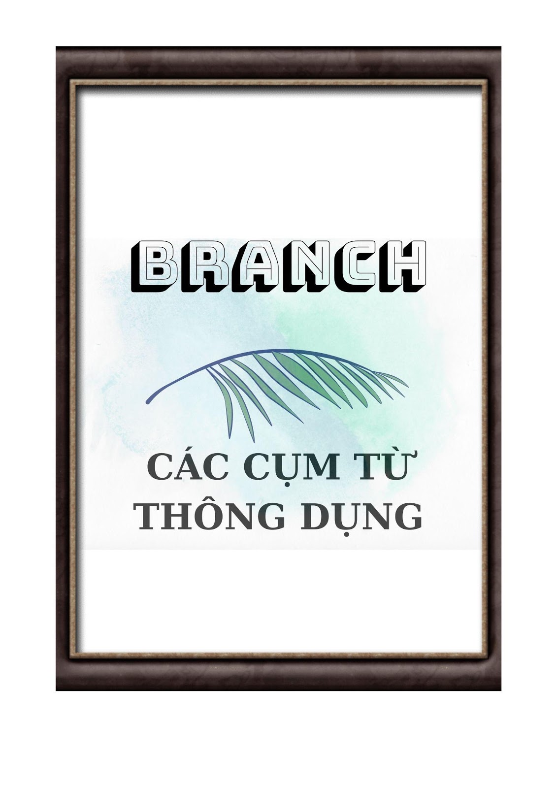 chi nhánh tiếng anh là gì