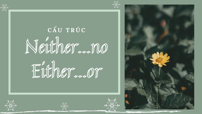 Cấu Trúc và Cách Dùng EITHER . . . OR  trong Tiếng Anh