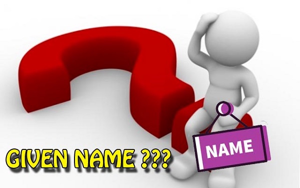 Given name nghĩa là gì: Định nghĩa, ví dụ trong Tiếng Anh