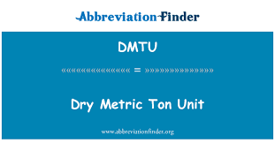 metric ton trong tiếng Anh