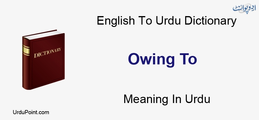Owing To là gì