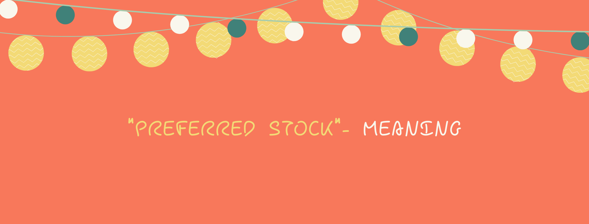 preferred stock là gì