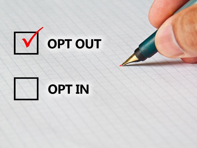 Tìm hiểu về 'opt out'