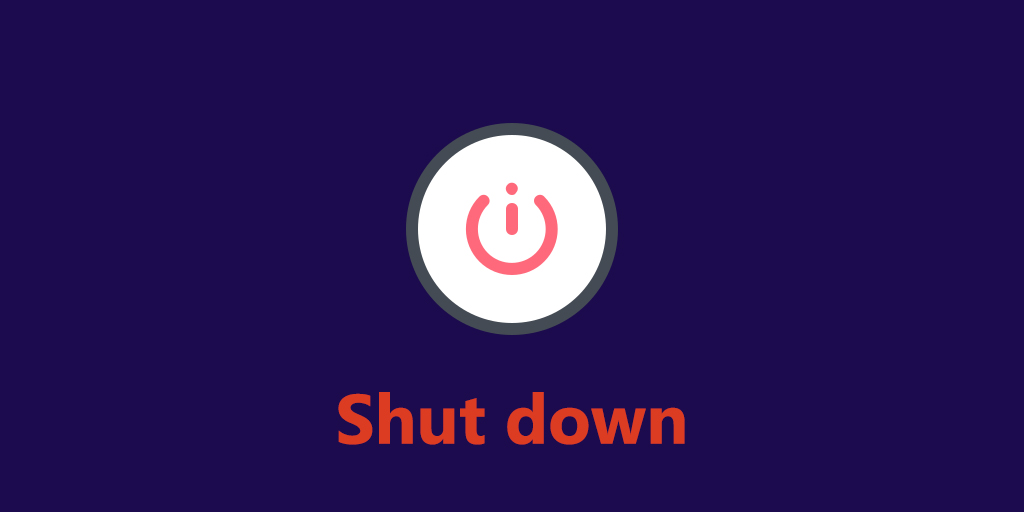 shut down là gì