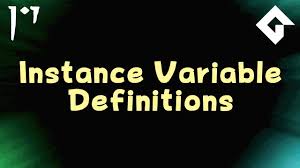 instance variable là gì