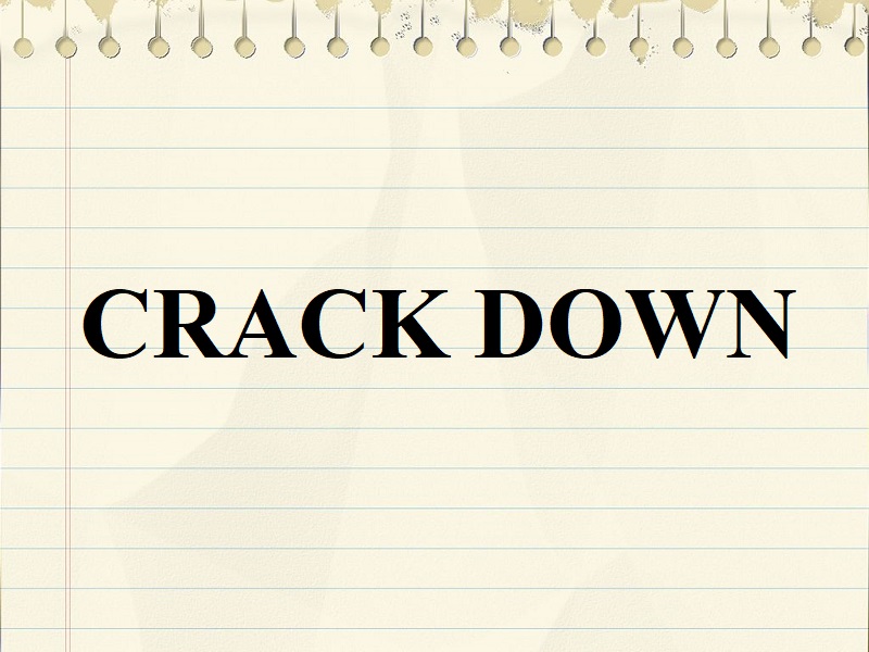 crack down là gì