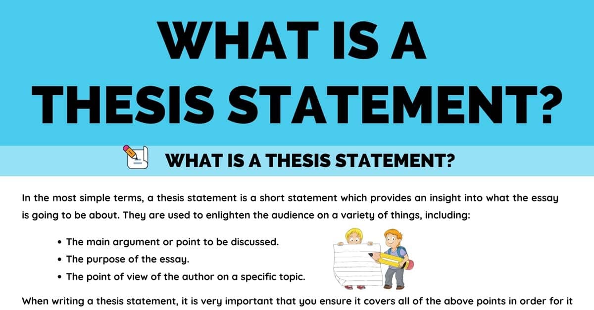 Thesis Statement là gì