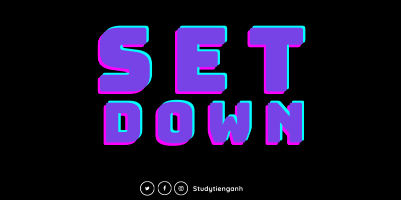 set down