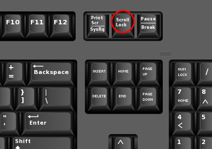 scroll lock là gì