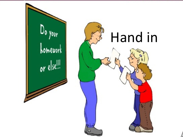 Hand In là gì và cấu trúc cụm từ Hand In trong câu Tiếng Anh