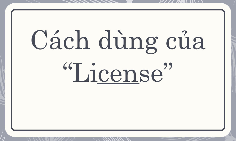 License là gì 