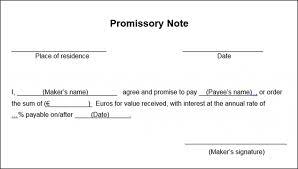 promissory note là gì