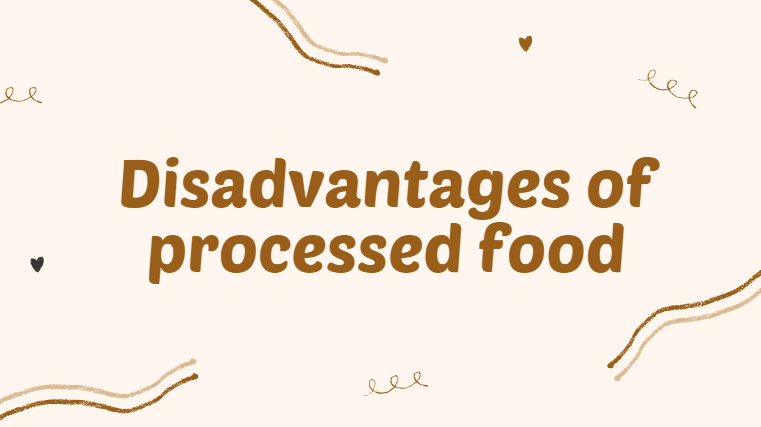 processed food là gì