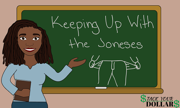 keep up with the joneses là gì