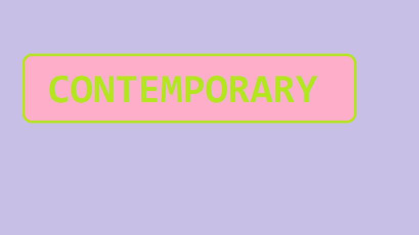 contemporary là gì 