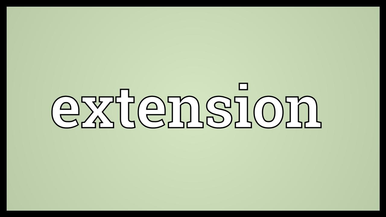 extension là gì
