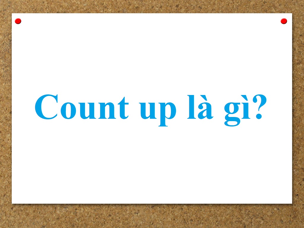 count up là gì