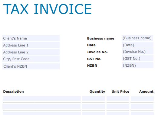 tax invoice là gì