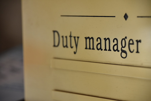 duty manager là gì