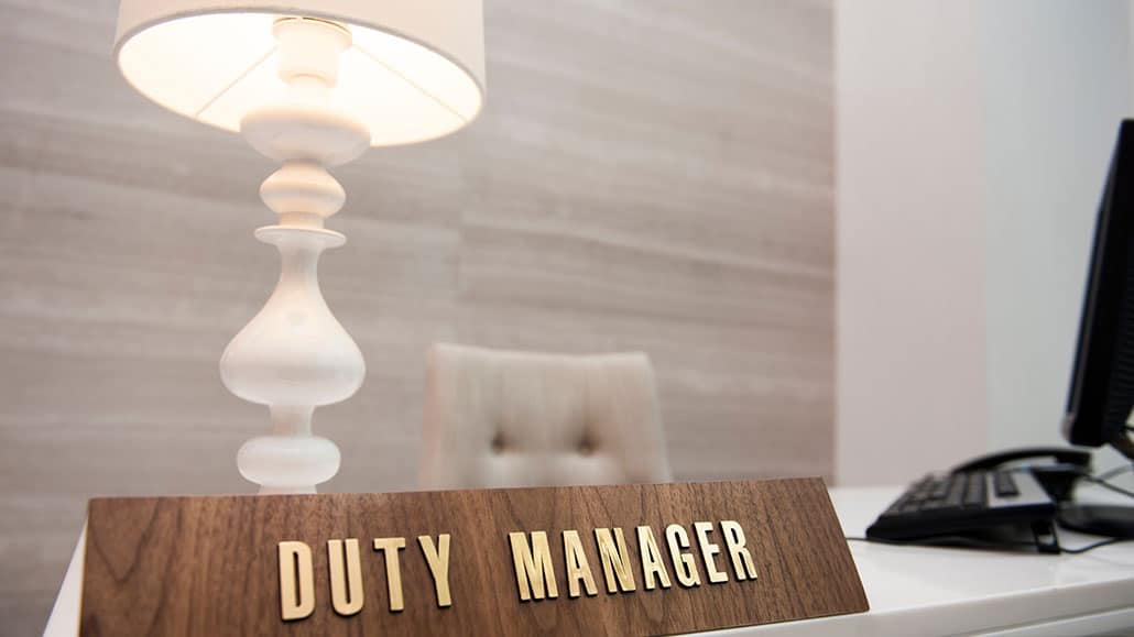 duty manager là gì