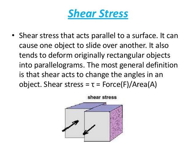 shear stress là gì