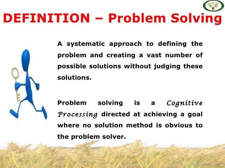 problem solving là gì