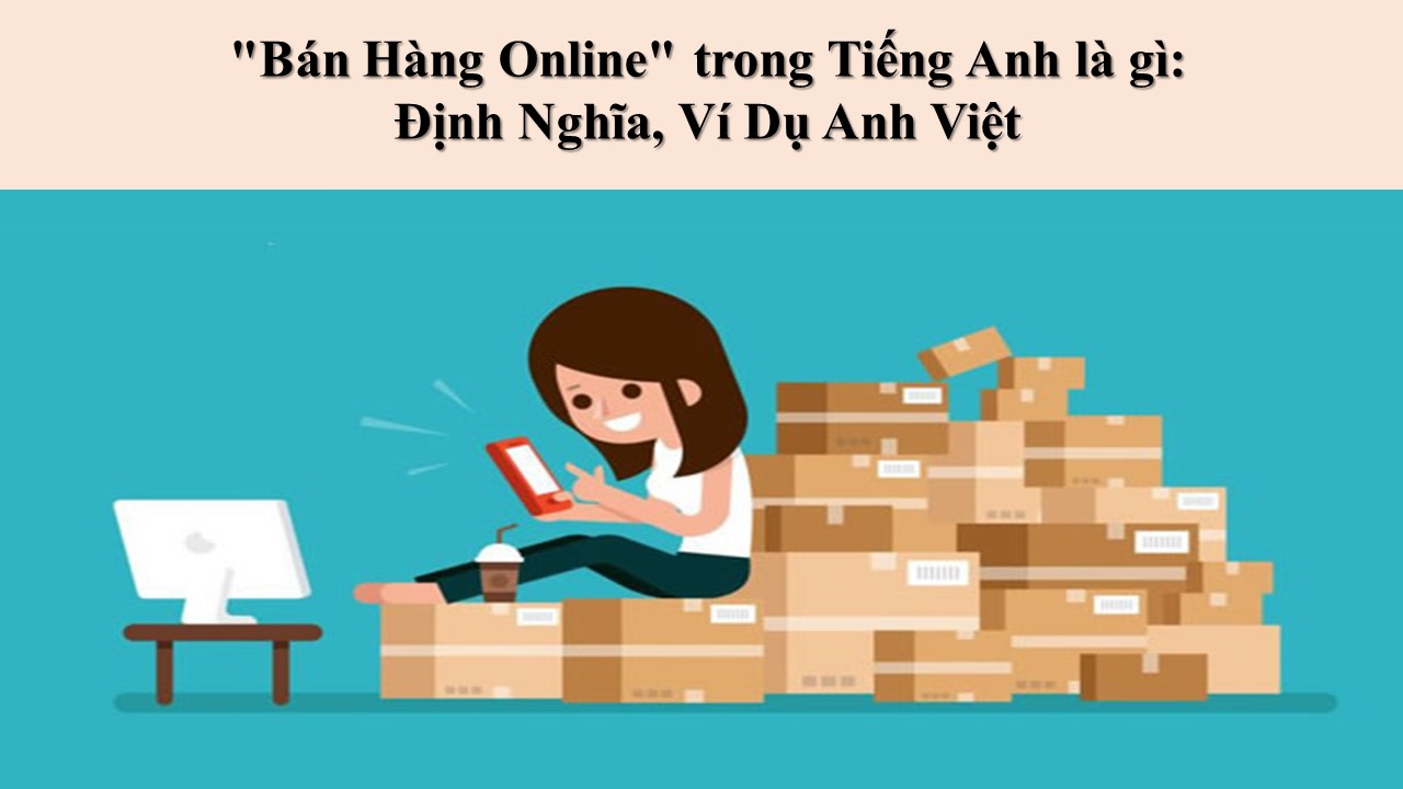 bán hàng online tiếng anh là gì