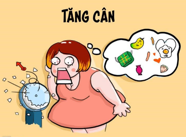 tăng cân tiếng anh là gì