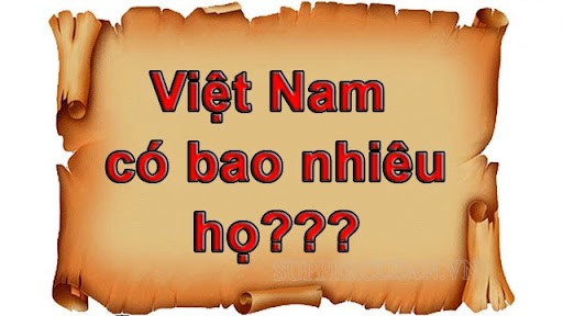 họ hiếm ở việt nam