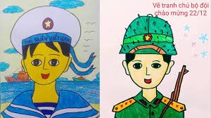 Cách vẽ chân dung chú bộ đội đẹp nhất tham khảo Cách Vẽ Chân Dung Chú Bộ Đội Đẹp Nhất Tham Khảo