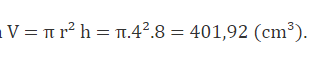 công thức thể tích khối nón