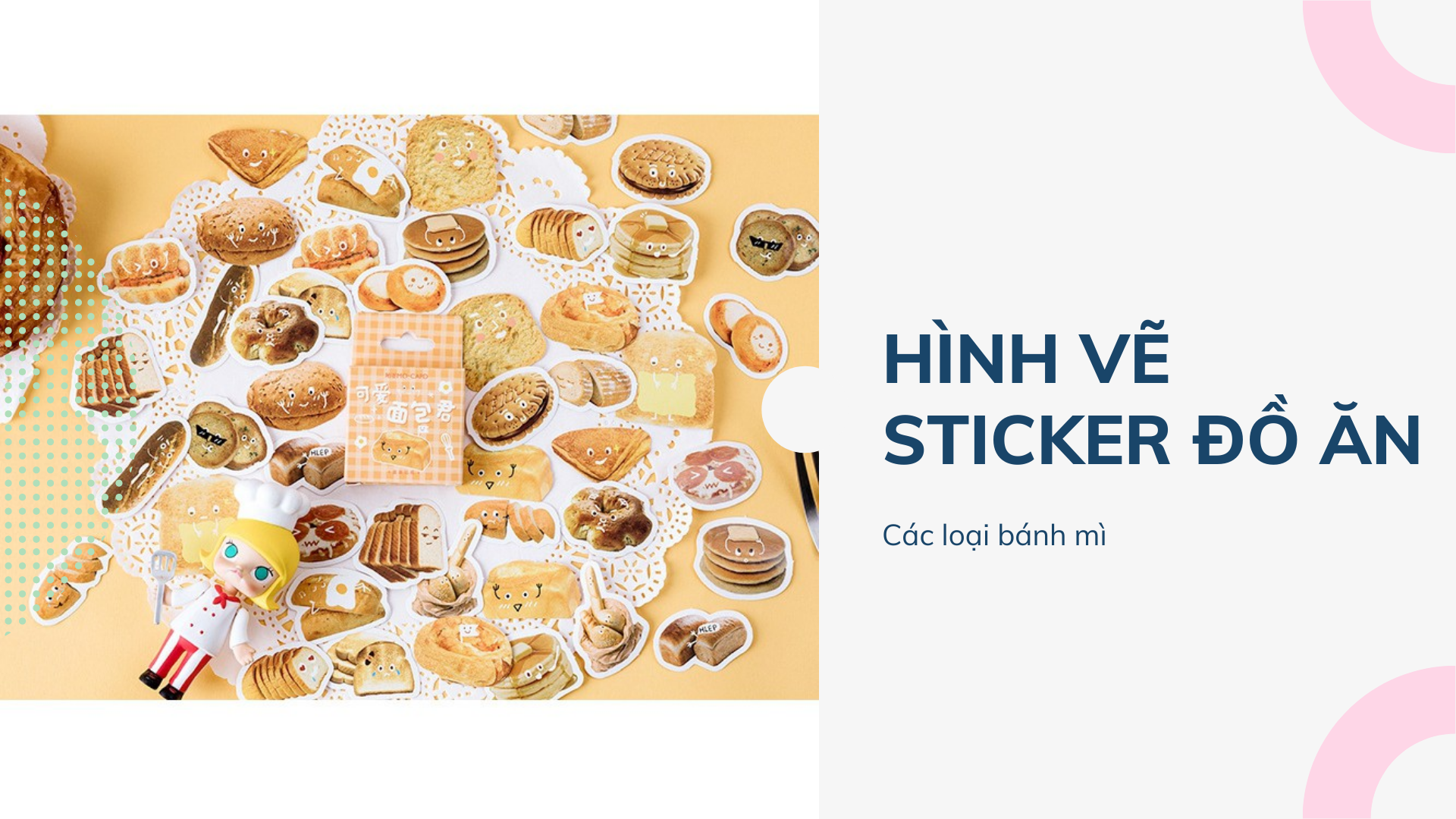 Tổng Hợp] Những Hình Vẽ Sticker Về Đồ Ăn Dễ Thương Cute