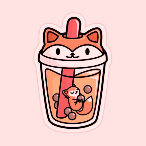 Top 100 mẫu sticker trà sữa cute dễ thương chất ngầu file PNG Vector