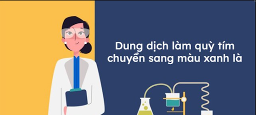 khí amoniac làm giấy quỳ tím ẩm