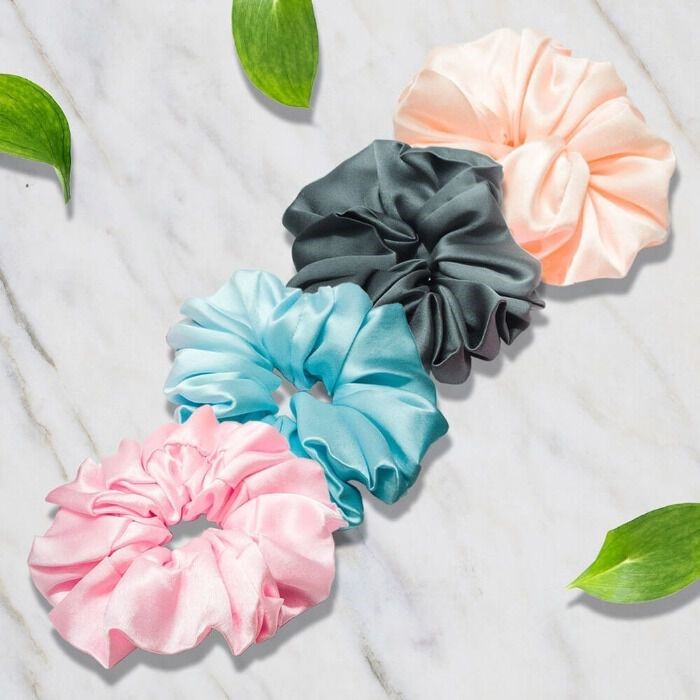 Scrunchies Đồ cột tóc dây buộc tóc cherry đũi hoa đỏ và kẻ đỏ phụ kiện  đón tết từ Jasmint  Lazadavn