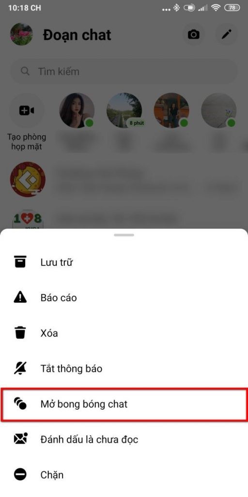 cách ghim tin nhắn trên messenger