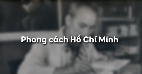 phong cách hồ chí minh