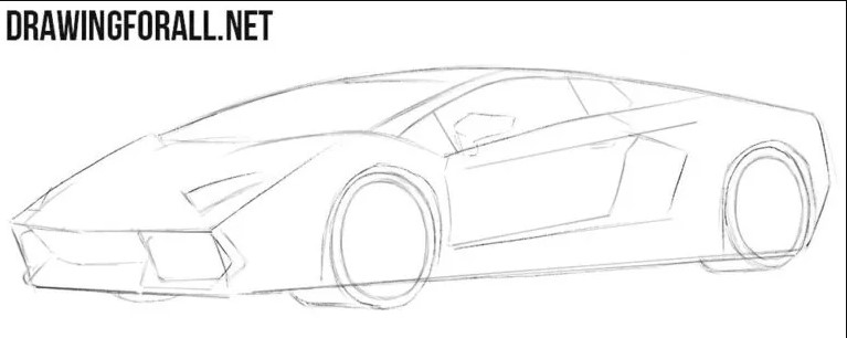 Dạy vẽ siêu xe Lamborghini  YouTube