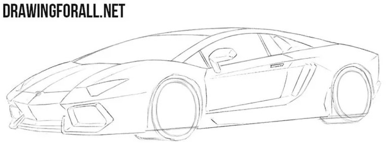 Lộ thiết kế chính thức của hậu duệ Lamborghini Aventador Điểm nhấn là cặp  ống xả khổng lồ