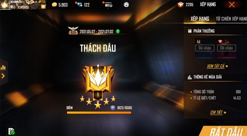 Tổng hợp tất cả Logo Rank trong game FreeFire